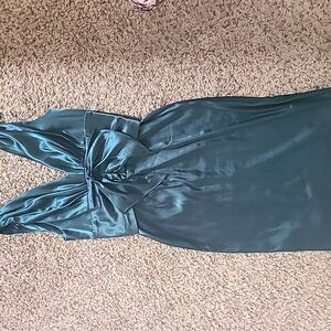 Darling Emerald Green V-neck Eliza J Women's Dress Size 4